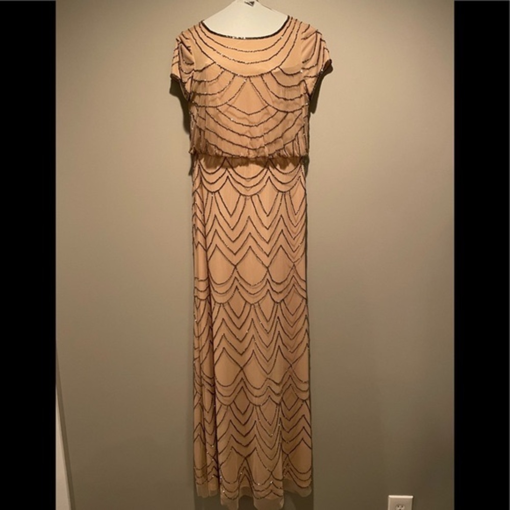 Adrianna Papell beaded Dress Size 6